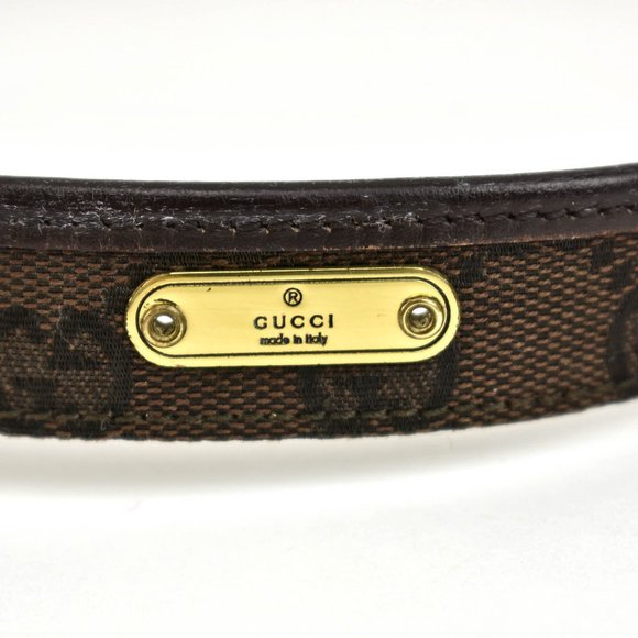 GUCCI: Dark Brown, Leather & \